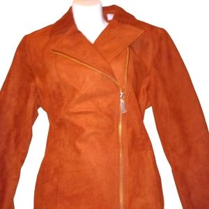 Chico's Women sude Jacket NWT